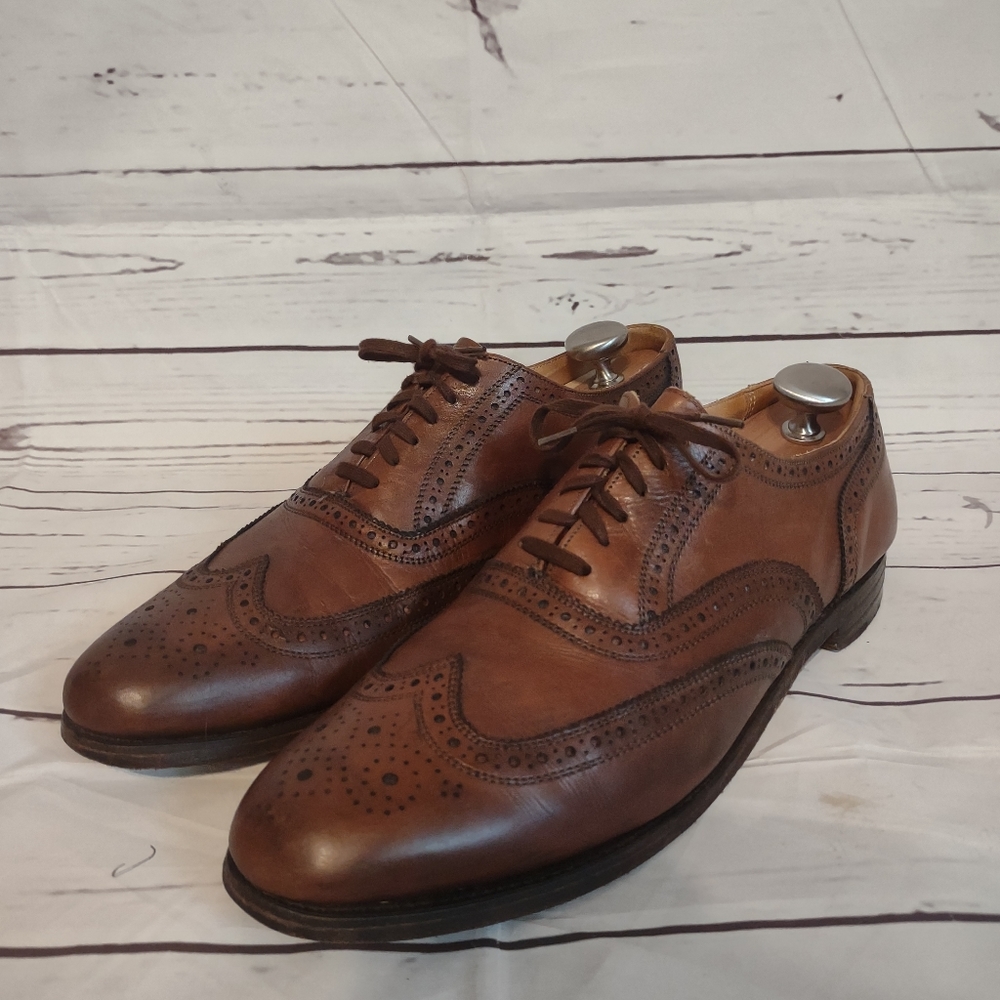 Polo Ralph Lauren Brown Wingtips Size 11 D